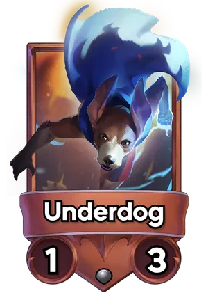 Underdog's card