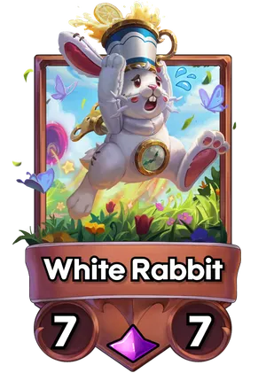 White Rabbit's card