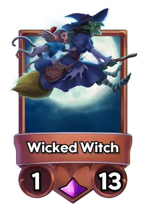 Wicked Witch's card