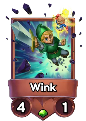 Wink's card