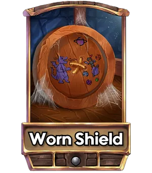 Worn Shield's card