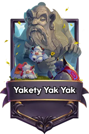 Yakety Yak Yak's card