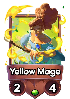 Yellow Mage's card