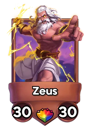 Zeus's card